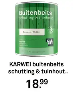 Karwei Karwei buitenbeits schutting & tuinhout aanbieding