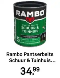 Karwei Rambo Pantserbeits Schuur & Tuinhuis aanbieding