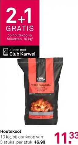 Karwei Houtskool aanbieding
