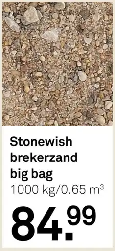 Karwei Stonewish brekerzand big bag aanbieding