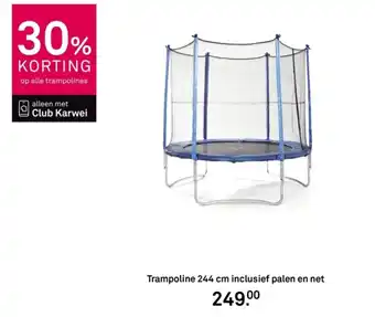 Karwei Trampoline aanbieding