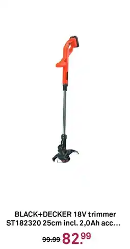 Karwei Black+decker 18v trimmer ST182320 aanbieding