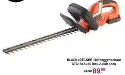 Karwei Black+decker 18v heggenschaar GTC1845L20 aanbieding
