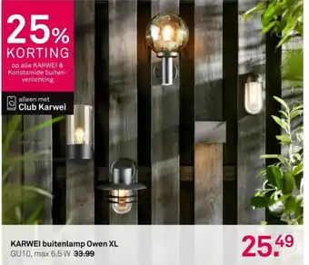 Karwei Karwei buitenlamp owen XL aanbieding