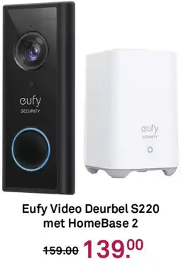 Karwei Eufy Video Deurbel S220 met HomeBase 2 aanbieding