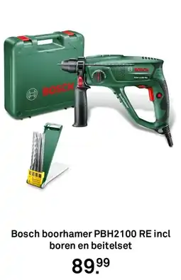 Karwei Bosch boorhamer PBH2100 RE aanbieding