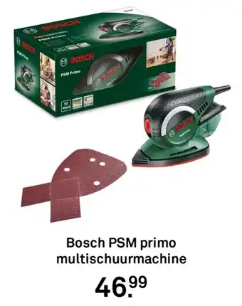 Karwei Bosch PSM primo multischuurmachine aanbieding