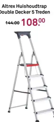 Karwei Altrex Huishoudtrap Double Decker 5 Treden aanbieding