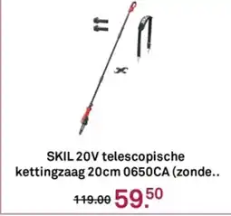 Karwei SKIL 20V telescopische kettingzaag 20cm 0650CA aanbieding