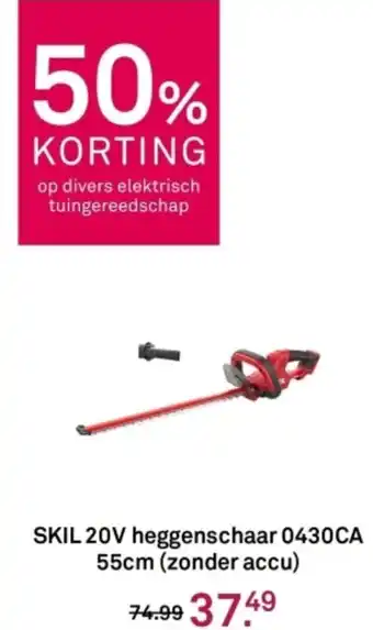 Karwei SKIL 20V heggenschaar 0430CA aanbieding
