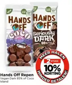 Vomar Voordeelmarkt Hands Off Repen aanbieding