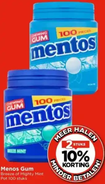 Vomar Voordeelmarkt Menos Gum aanbieding