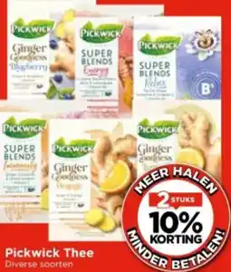 Vomar Voordeelmarkt Pickwick Thee aanbieding