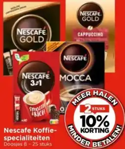 Vomar Voordeelmarkt Nescafe Koffiespecialiteiten aanbieding