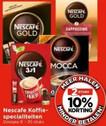 Vomar Voordeelmarkt Nescafe Koffiespecialiteiten aanbieding