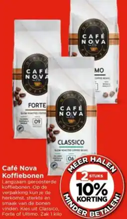 Vomar Voordeelmarkt Café Nova Koffiebonen aanbieding