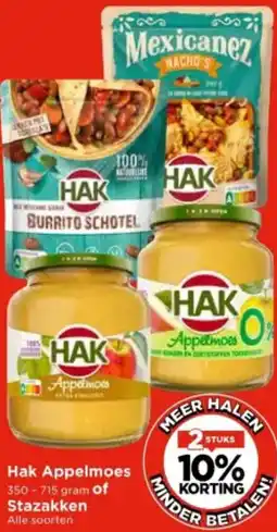 Vomar Voordeelmarkt Hak Appelmoes of Stazakken aanbieding