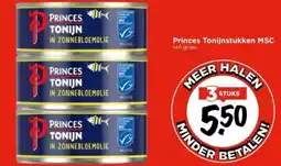 Vomar Voordeelmarkt Princes Tonijnstukken MSC aanbieding
