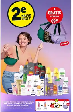 Kruidvat Keuze uit het hele assortiment Andrélon, AXE, Dove, Dove Men+Care, Neutral, Rexona, Vaseline en Zwitsal. aanbieding
