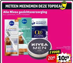 Kruidvat Alle Nivea gezichtsverzorging aanbieding