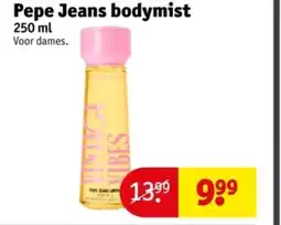Kruidvat Pepe Jeans bodymist aanbieding