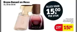 Kruidvat Bruno Banani en Mexx aanbieding