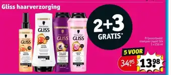 Kruidvat Gliss haarverzorging aanbieding