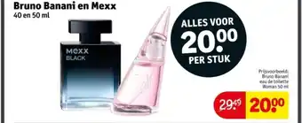 Kruidvat Bruno Banani en Mexx aanbieding