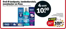 Kruidvat Oral-B tandpasta, tandenborstels, mondwater en floss aanbieding