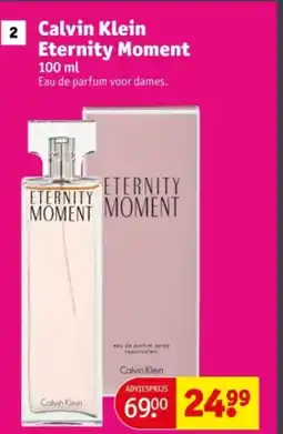 Kruidvat Calvin Klein Eternity Moment aanbieding