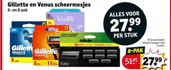 Kruidvat Gillette en Venus scheermesjes aanbieding