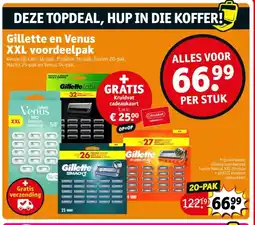 Kruidvat Gillette en Venus XXL voordeelpak aanbieding