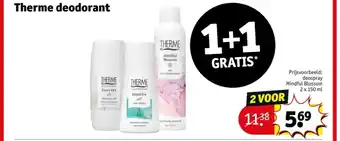 Kruidvat Therme deodorant aanbieding