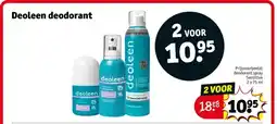 Kruidvat Deoleen deodorant aanbieding