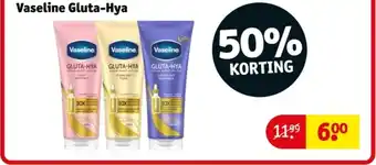 Kruidvat Vaseline Gluta-Hya aanbieding