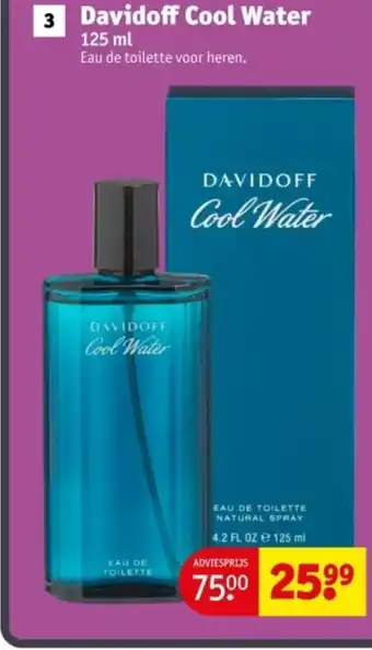 Kruidvat Davidoff Cool Water aanbieding
