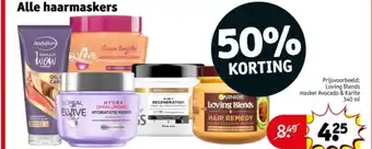 Kruidvat Alle haarmaskers aanbieding