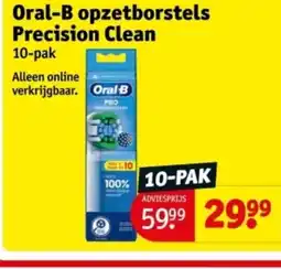 Kruidvat Oral-B opzetborstels Precision Clean aanbieding