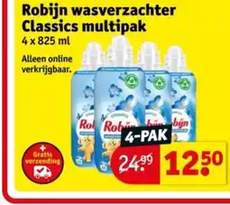 Kruidvat Robijn wasverzachter Classics multipak aanbieding