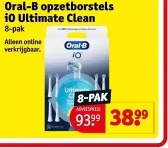 Kruidvat Oral-B opzetborstels i0 Ultimate Clean aanbieding