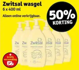 Kruidvat Zwitsal wasgel aanbieding