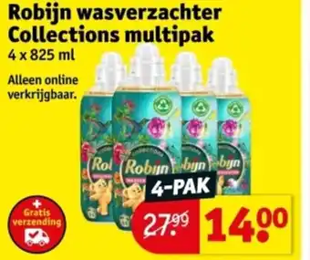 Kruidvat Robijn wasverzachter Collections multipak aanbieding