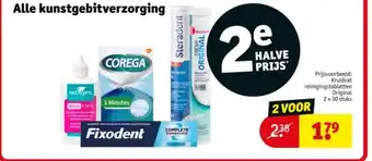 Kruidvat Alle kunstgebitverzorging aanbieding