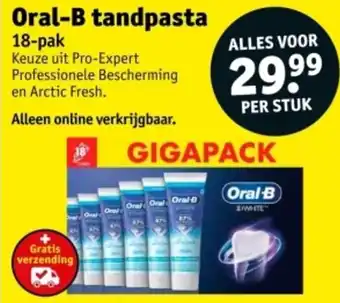 Kruidvat Oral-B tandpasta aanbieding
