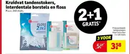 Kruidvat Kruidvat tandenstokers, interdentale borstels en floss aanbieding