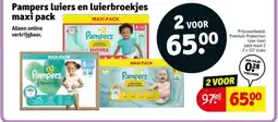 Kruidvat Pampers luiers en luierbroekjes maxi pack aanbieding