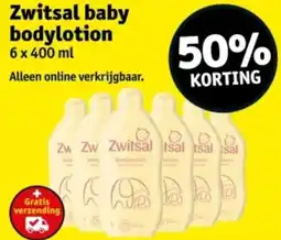Kruidvat Zwitsal baby bodylotion aanbieding