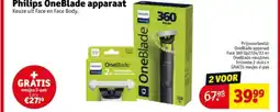 Kruidvat Philips OneBlade apparaat aanbieding