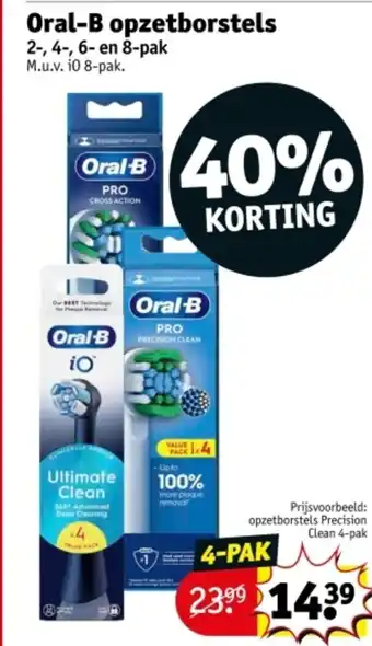 Kruidvat Oral-B opzetborstels aanbieding