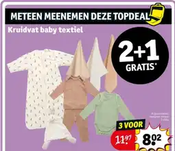 Kruidvat Kruidvat baby textiel aanbieding